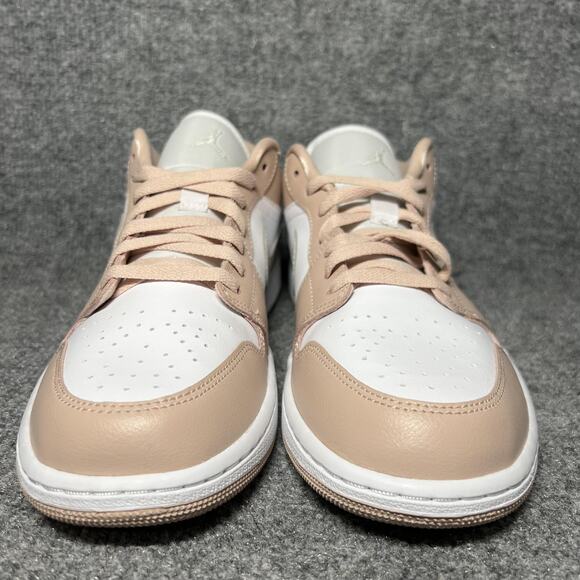 Sz 12 Nike Women's Air Jordan 1 Low 'White/Particle Beige' (DC0774-120) New - Picture 2 of 9